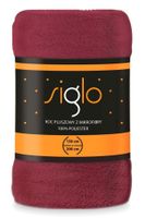 Koc Pluszowy 150X200 Mikrofibra Siglo Bordo