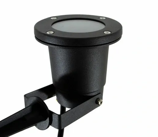 Reflektor ogrodowy wbijany szpikulec z przewodem 1m + żarówka LED GU10 5W zdjęcie 13