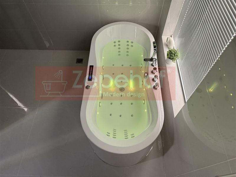 PIĘKNA OWALNA WANNA Z HYDROMASAŻEM 170X80 z 1 ODLEW GRZAŁKA zdjęcie 47