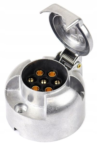 GNIAZDO PRZYCZEPY ALU +USZCZELKA +MOCOWANIE +ŚRUBY zdjęcie 2