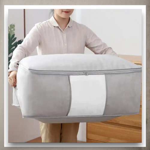 Pokrowiec Na Pościel Pod Łóżko Pojemnik Na Ubrania Torba Miękki Szary S na Arena.pl
