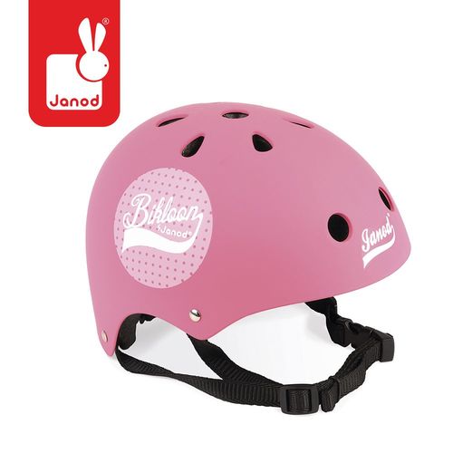 Janod - Kask różowy 47-54 cm na Arena.pl