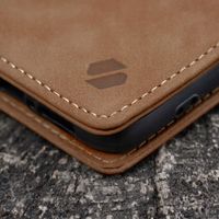 ELEGANCKIE ETUI Z KLAPKĄ SPACECASE WALLET SKÓRZANE DO GALAXY A71 + SZKŁO