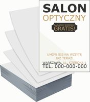 Ulotki A5 reklamowe firmowe 5000szt projekt w cenie SALON OPTYCZNY