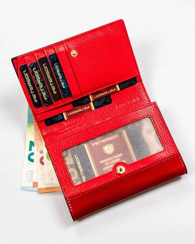 portfel damski w orientacji poziomej wykonany ze skóry naturalnej na Arena.pl