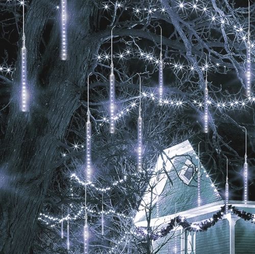 PADAJĄCY ŚNIEG SOPLE LED METEORYT 80 CM ZIMNE SMD na Arena.pl