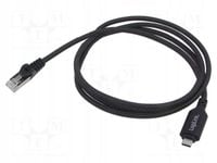 Kabel adapter LogiLink CU0411 Ethernet USB 3.2, C/M do RJ45/M, aktywny