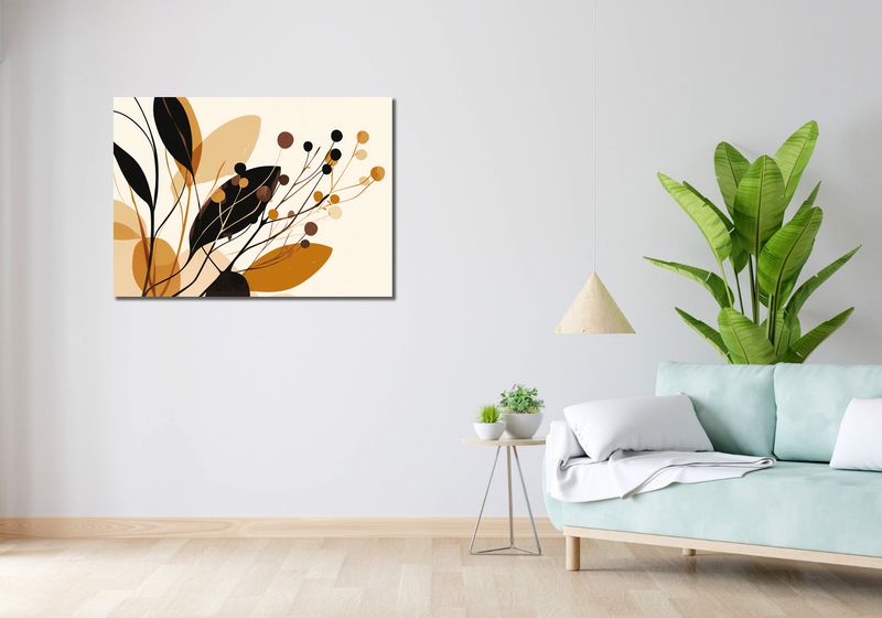 Obraz 100x70cm Jesienne Sylwety zdjęcie 2