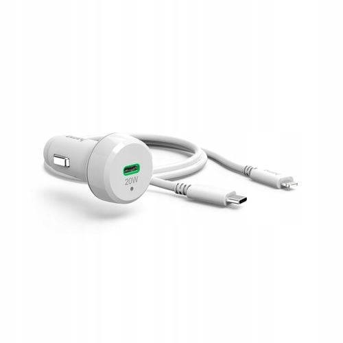 Ładowarka samochodowa HAMA PD/Qualcomm 20W + Kabel Typ-C - Lightning na Arena.pl
