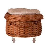 Lasovia Design Cornus Mobilny Kufer Wiklinowy 66 x 42 H 33 cm