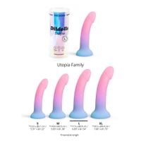 "Silikonowe Dildo Realistyczne Dildolls Utopia - 19 cm"