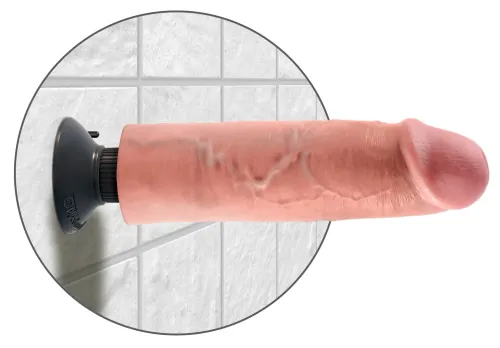 pipedream king cock 25 cm jasny model z przyssawką - elastyczny system na Arena.pl