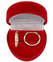 Złote KOLCZYKI ze stali chirurgicznej 316L K502