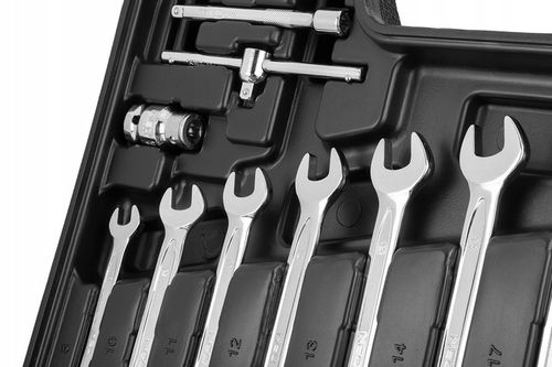 NEO TOOLS Klucze Nasadowe 85 el. 1/4, 1/2 CrV Zestaw Narzędzi Walizka na Arena.pl