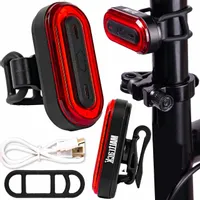 Lampka Rowerowa Tylna LED Akumulator 100LM