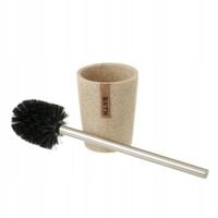 SZCZOTKA DO TOALETY PIASKOWA BEŻOWA UNIWERSALNA WC WOLNOSTOJĄCA 37 Cm Loft