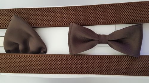 KOMPLET BRĄZOWE SZELKI Z MUCHĄ MUSZKĄ I POSZETKĄ na Arena.pl