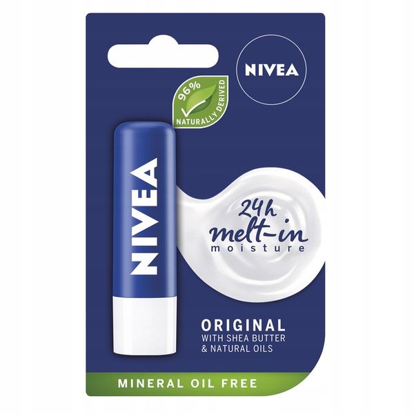 NIVEA Pomadka ochronna do ust Original Care zdjęcie 2
