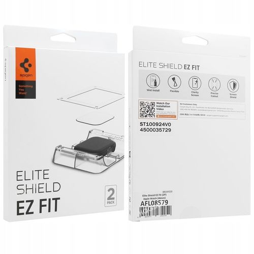 Szkło Hybrydowe SPIGEN EliteShield EZ Fit +Aplikator do Apple Watch 10 46mm na Arena.pl