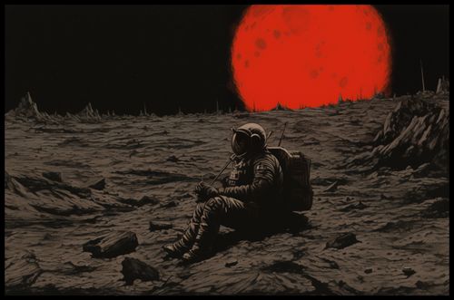 Plakat 91,5x60cm Samotność w Kosmosie na Arena.pl