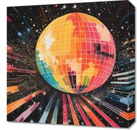 Obraz 50x50cm Disco Gra!