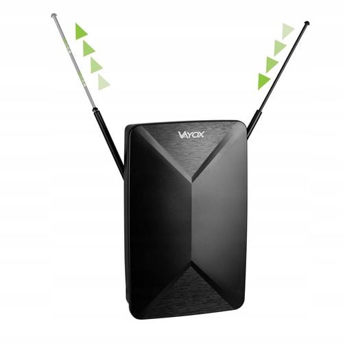 ANTENA AKTYWNA POKOJOWA WEWNĘTRZNA ZEWNĘTRZNA DVB-T2 TV NAZIEMNEJ 4K VAYOX na Arena.pl
