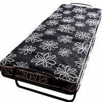 ŁÓŻKO SKŁADANE TURYSTYCZNE MOCNE POLOWE Z MATERACEM 80X190CM 120KG