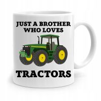 Kubek Prezent Dla Brata Dziecka Who Loves Tractors Z Nadrukiem Ze Zdjęciem