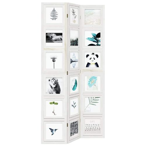 Parawan pokojowy, 3-panelowy, biały, lite drewno paulowni na Arena.pl