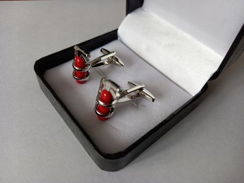 Spinki do mankietów wzór NOŻE na Arena.pl