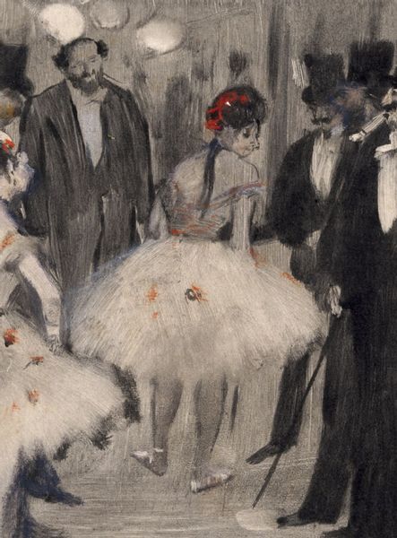 Virginie being Admired while the Marquis Cavalcanti Looks On, Edgar Degas - plakat 61x91,5 cm zdjęcie 1