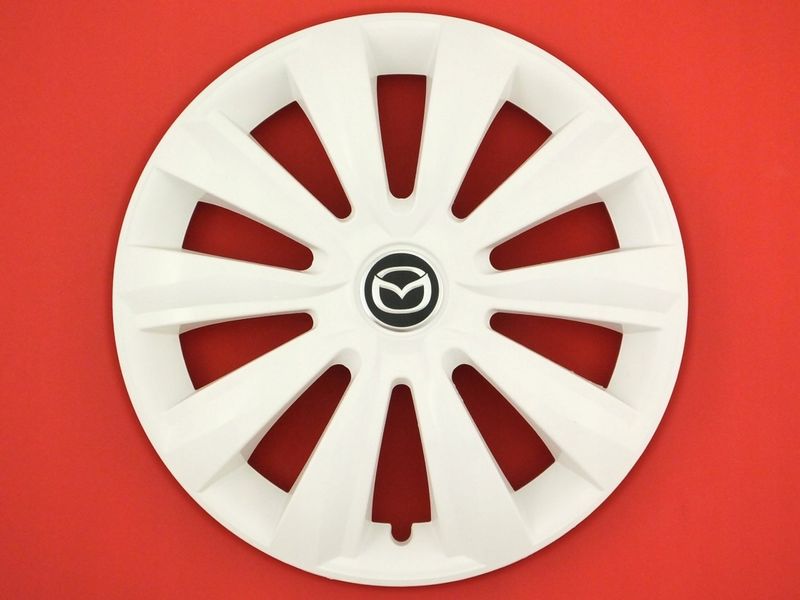KOŁPAKI 13'' MAZDA - Demio 121 323P GTX BIAŁE DLB zdjęcie 2