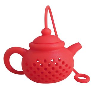 Zaparzacz do herbaty - Czajnik (Silikonowy) Czerwony