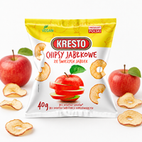 KRESTO Chipsy jabłkowe ze świeżych jabłek 40 g
