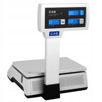 ELEKTRONICZNA WAGA SKLEPOWA Z LEGALIZACJĄ DO 15KG CAS JUNIOR 15P WAGA CAS