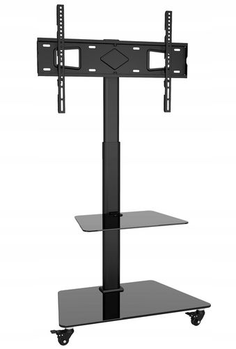 Stojak podlogowy TV na kółkach mobilny 32 40 43 48 50 55 58 65 cali na Arena.pl