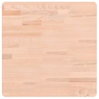 Blat do stolika, 50x50x4 cm, kwadratowy, lite drewno bukowe
