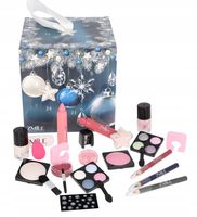 KALENDARZ ADWENTOWY DLA KOBIET MAKE UP Z KOSMETYKAMI ZESTAW DO MAKIJAŻU