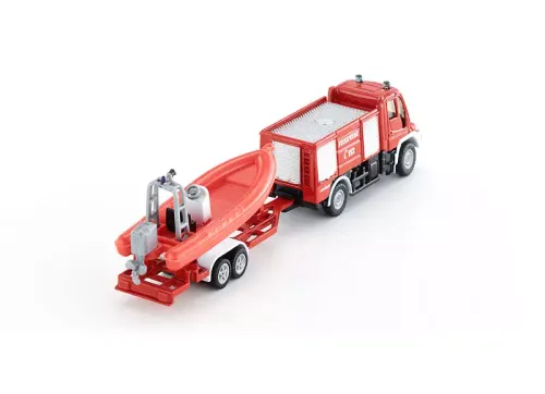 Straż pożarna Unimog z łodzią 1:87 na Arena.pl