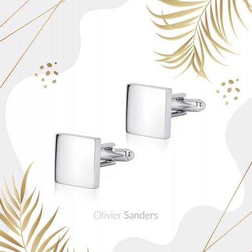 SREBRNE SPINKI DO MANKIETÓW Z GRAWEREM 925 MĘSKIE ŚLUBNE PREZENT DLA FACETA na Arena.pl