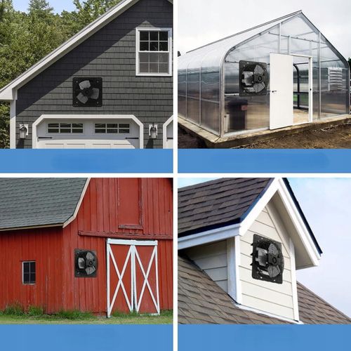 Wentylator Osiowy Ścienny Wyciągowy Przemysłowy Żaluzja Regulator 300 Mm na Arena.pl