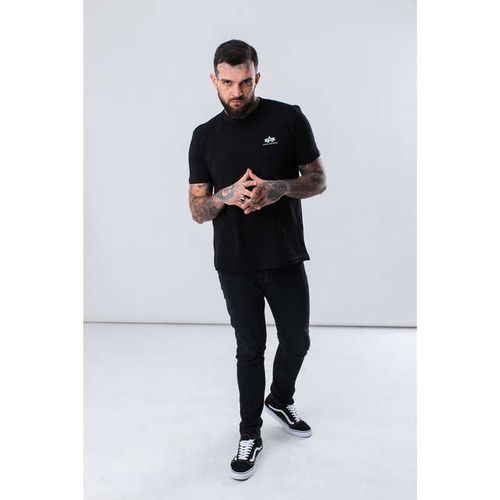 Alpha Industries BASIC T SMALL LOGO 03 BLACK na Arena.pl