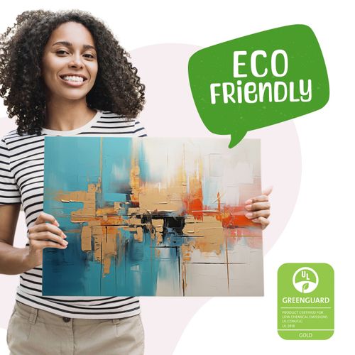 Obraz Canvas Do Salonu Abstrakcja Elementy Złota Styl Glamour 70cm x 50cm na Arena.pl