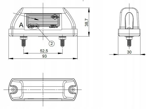 Lampa Przyczepki Przyczepy Oświetlenia tablicy Led na Arena.pl