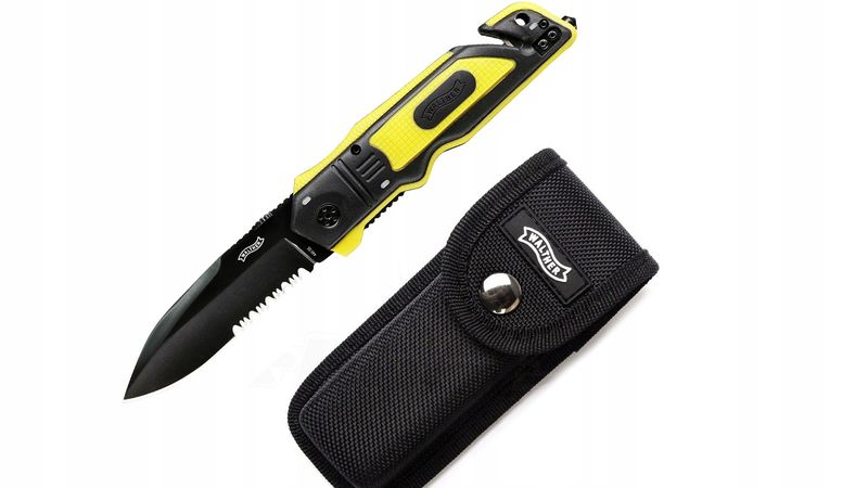 Nóż ratowniczy ratunkowy Walther ERK 5.0729 Folder EDC zdjęcie 1