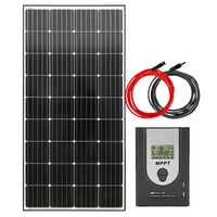 ZESTAW FOTOWOLTAICZNY 200W SOLARNY MPPT DO KAMPERA ŁODZI JACHTU