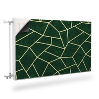 Mata Magnetyczna Zielony MARMUR Wzór Geometryczny Abstrakcja 120cm x 60cm