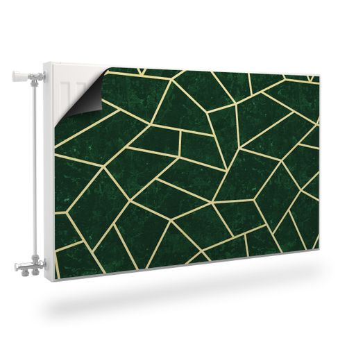 Mata Magnetyczna Zielony MARMUR Wzór Geometryczny Abstrakcja 110cm x 60cm na Arena.pl