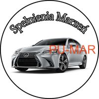 Opłatek na tort Lexus Samochód Auto Logo Fura Bryka Lex Tekst Gratis 20 cm