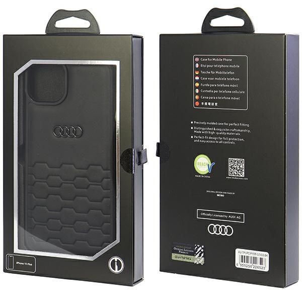 Etui Audi do iPhone 15 Plus, iPhone 14 Plus, Czarny zdjęcie 4